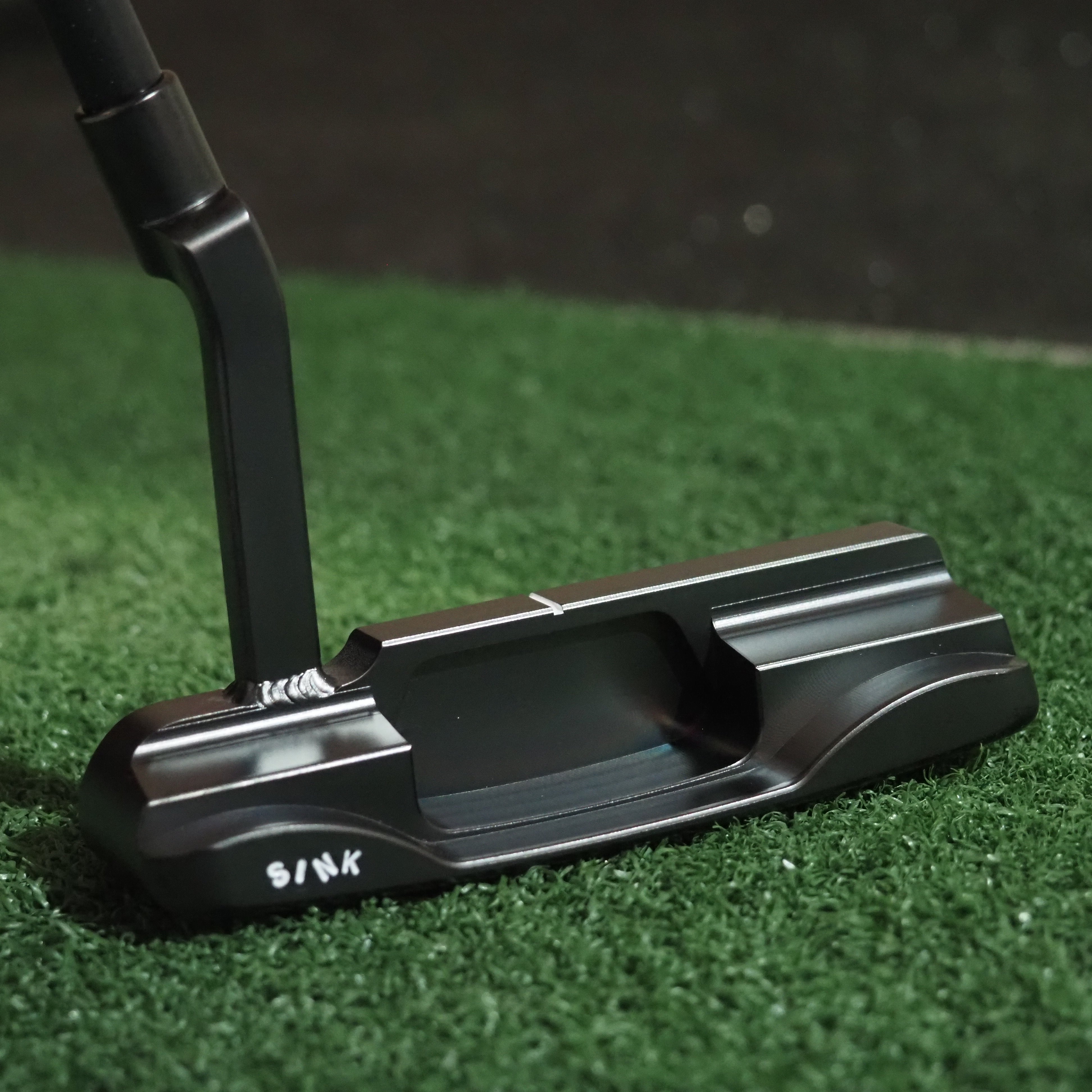 ACE 2.0 BLACKOUT - SINK GOLF| UK MILLED PUTTERS