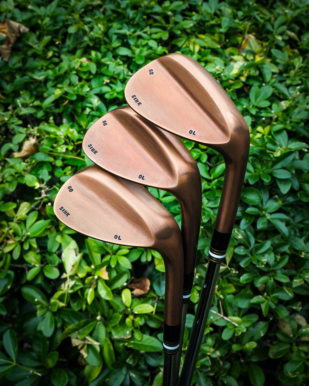 Brushed bronze wedge release - SINK GOLF