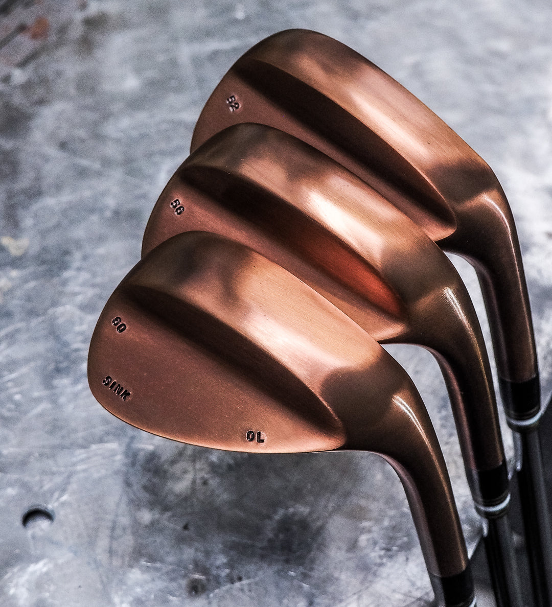 Brushed bronze wedge release - SINK GOLF