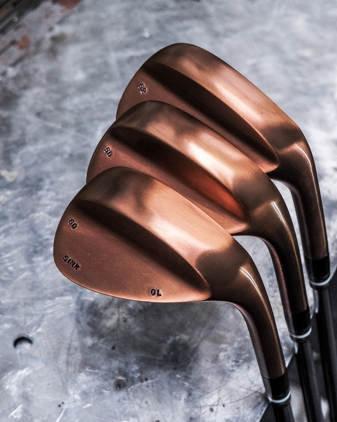 Brushed bronze wedge release - SINK GOLF