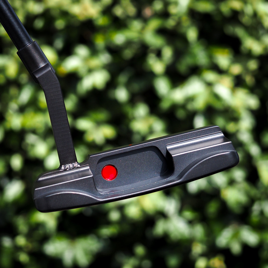 ACE 2.0 RED CHERRY BLACKOUT - SINK GOLF| UK MILLED PUTTERS 