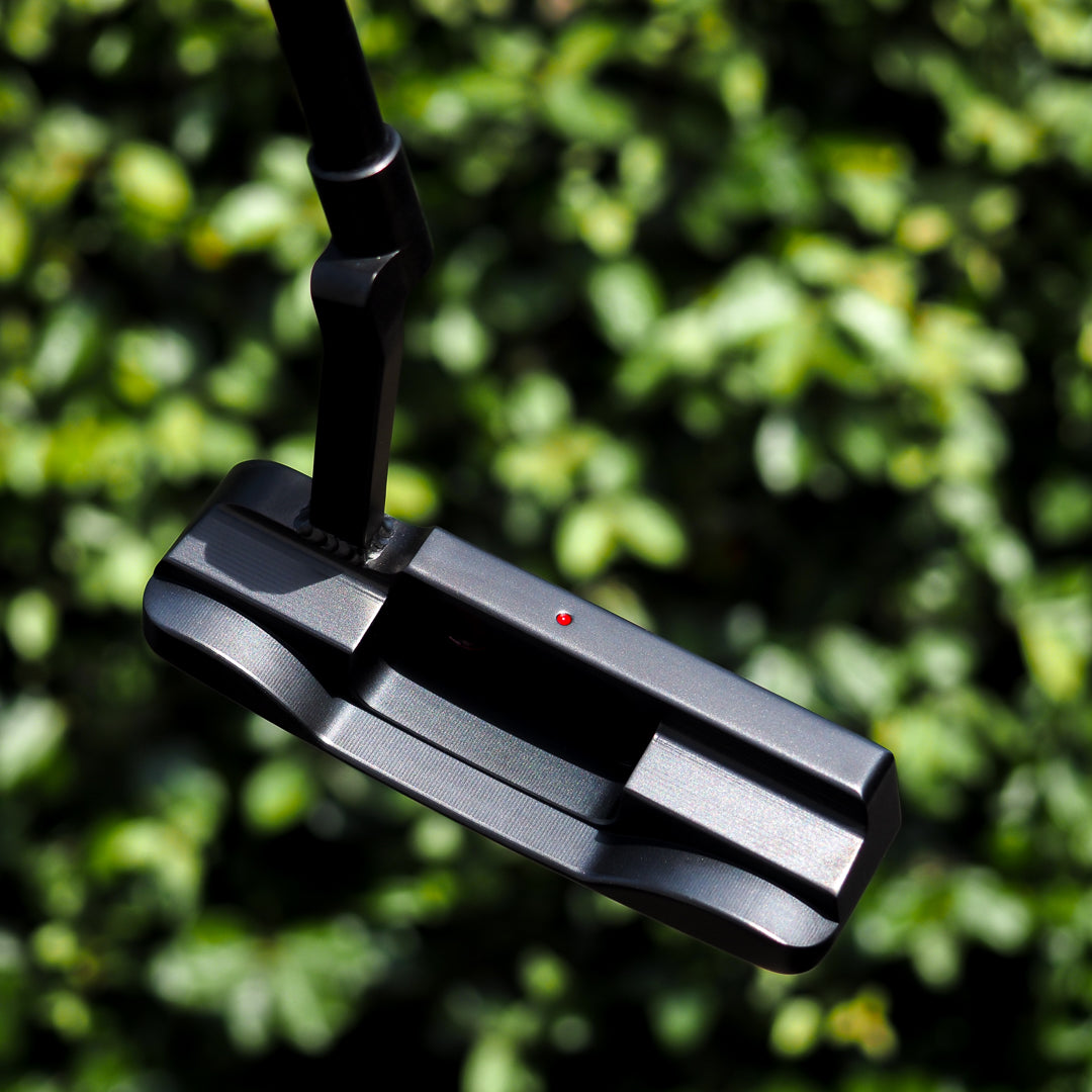 ACE 2.0 RED CHERRY BLACKOUT - SINK GOLF| UK MILLED PUTTERS 