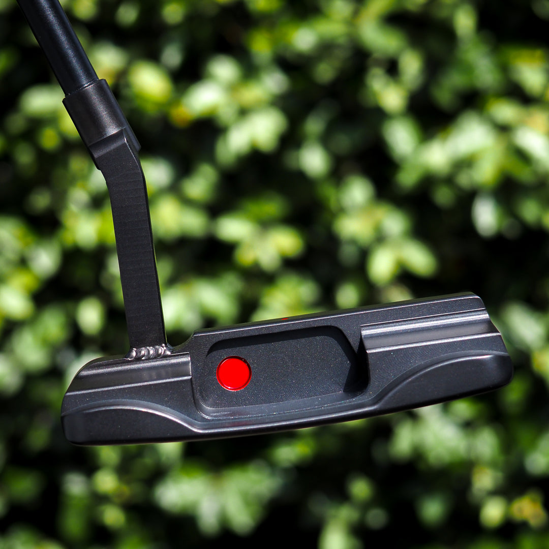 ACE 2.0 RED CHERRY BLACKOUT - SINK GOLF| UK MILLED PUTTERS 