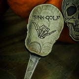 The antiqued Skull - SINK GOLF| UK MILLED PUTTERS 
